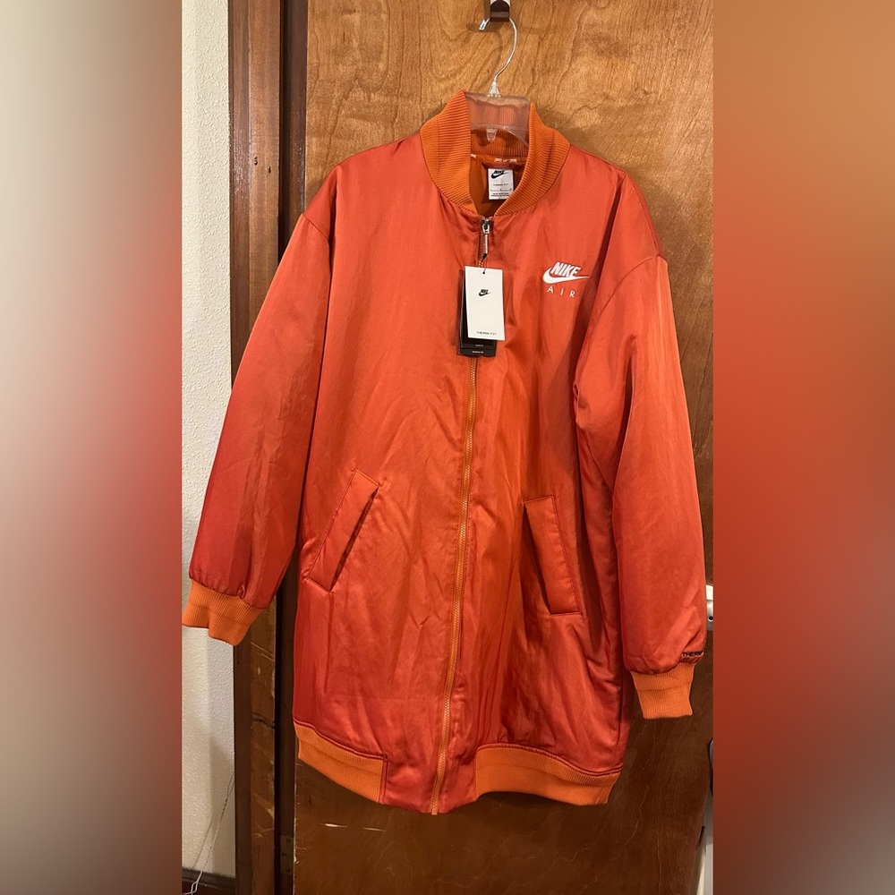 *NEW* Long Nike Bomber Jacket Size L